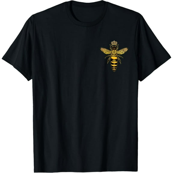 Vintage Queen Bee Earth Day Nature Love Save the Bees T-Shirtmen and women can wear, black, white, gifts.S,M,L,XL,2XL,3XL,2524XL