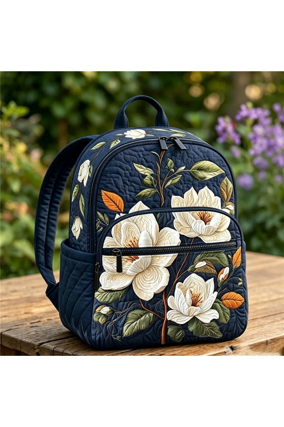 Vintage Quilted Craftsmanship with No Embroidered Patterns, Simple and Versatile Backpack, 15.6-Inch Computer Bag, Student Backpack, Commuter Travel Backpack