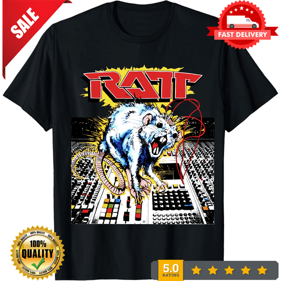 Vintage RATT 1984 ERA RATT‘N ROLL GRAPHIC T-SHIRT, LIMITED EDITION-TH65761