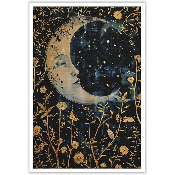 Bumble Bee Poster William Morris Wall Art Retro Farmhouse Mid Century Botanical Cottagecore Dark Academia Decor Canvas Prints Gothic Insect Posters for Office Bedroom Living Room 8x12inch Unframed