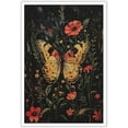 thumbnail image 1 of Bumble Bee Poster William Morris Wall Art Retro Farmhouse Mid Century Botanical Cottagecore Dark Academia Decor Canvas Prints Gothic Insect Posters for Office Bedroom Living Room 8x12inch Unframed, 1 of 18