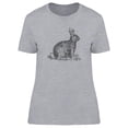 thumbnail image 1 of Vintage Rabbit T-Shirt Women -Image by Shutterstock, Female Large, 1 of 2