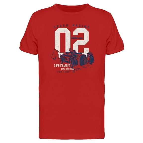 Vintage Race Car  02 T-Shirt Men -Image by Shutterstock, Male Large