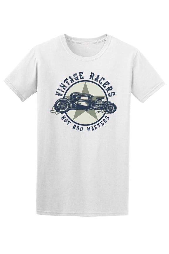 Vintage Racers | Hot Rod Masters T-Shirt Men -Image by Shutterstock, Male Small