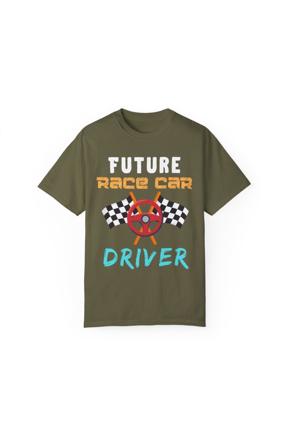 Vintage Racing Aspiration Driving Enthusiast Retro Rally Drifts Marathons Men Womens Unisex Garment-Dyed T-shirt