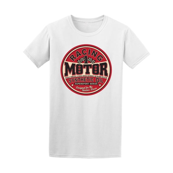 Vintage Racing Motor Flags Men's Tee - Image by Shutterstock