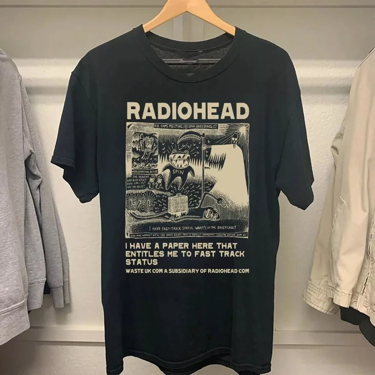Vintage 90s Radiohead t shirt