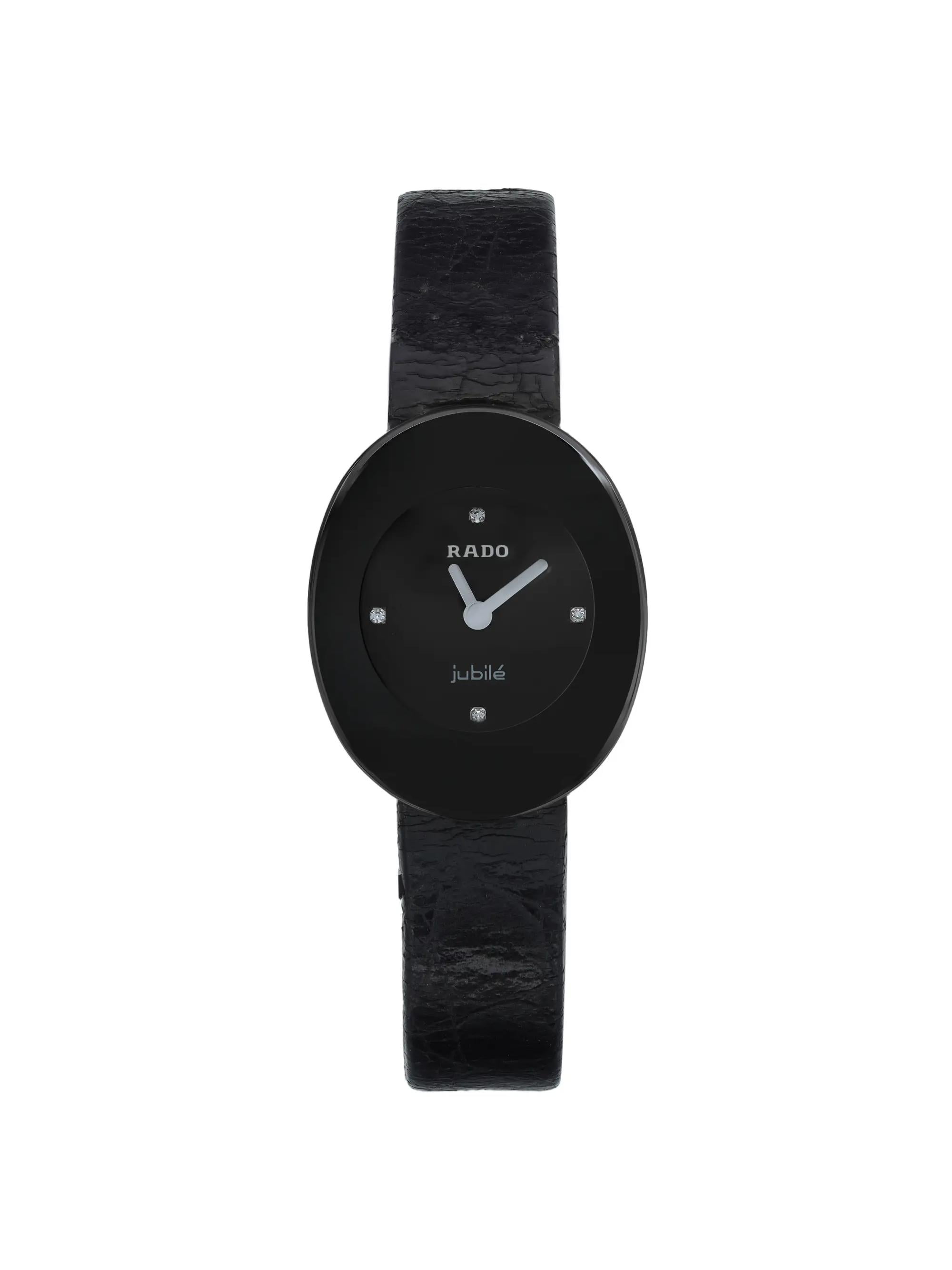 Vintage Rado Esenza Jubile Steel Diamond Black Dial Ladies Vintage Rado Esenza Jubile Steel Diamond Black Dial Ladies
