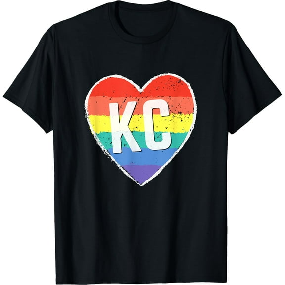 Vintage Rainbow Heart KC T-Shirt