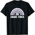 thumbnail image 1 of Vintage Rainbow With Anime Girl T-Shirt, 1 of 3
