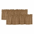 thumbnail image 1 of Vintage Rattan Curtain Valances for Windows, Kitchen Valance Window Treatments Panel 2 Pack, Minimalist Abstract Wicker Texture Brown Rod Pocket Short Curtains for Bathroom Bedroom 42 x 12 Inch, 1 of 8