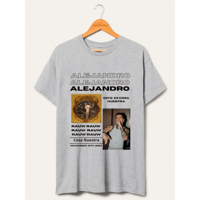 Vintage Rauw Alejandro Tshirt, Cosa Nuestra Tour 2025 Graphic Tee