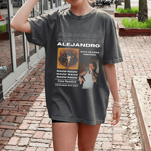 Vintage Rauw Alejandro Tshirt, Cosa Nuestra Tour 2025 Graphic Tee