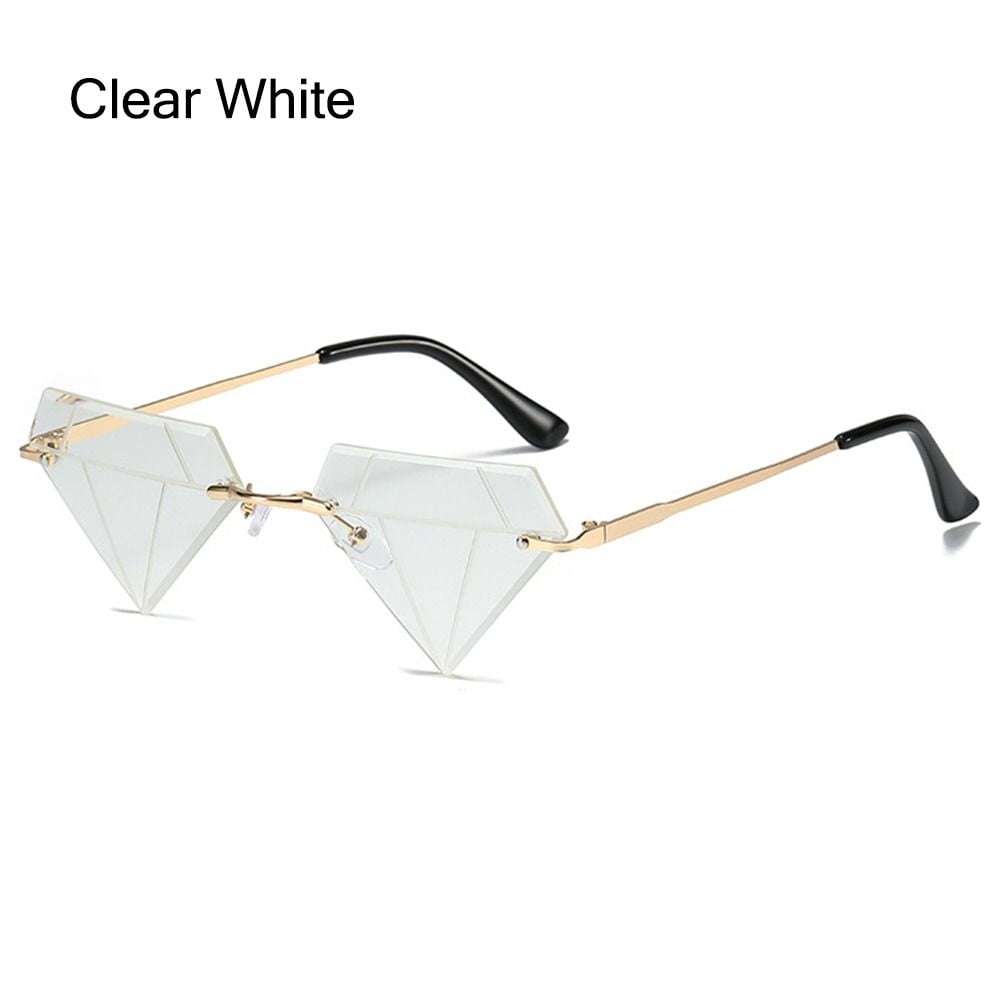 Vintage Rave Party Festival Eyeglasses Triangle Sunglasses  display picture 3