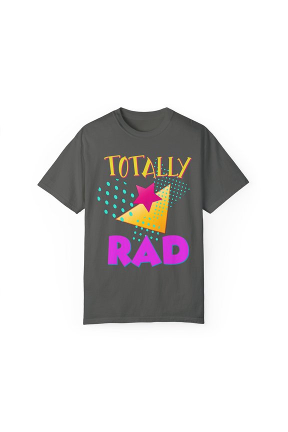 Vintage Raves Party Festival Goers Gift | Retro Totally Rad Fun Disco Psychedelic Men Women Unisex Garment-Dyed T-shirt