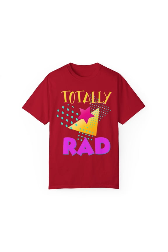 Vintage Raves Party Festival Goers Gift | Retro Totally Rad Fun Disco Psychedelic Men Women Unisex Garment-Dyed T-shirt