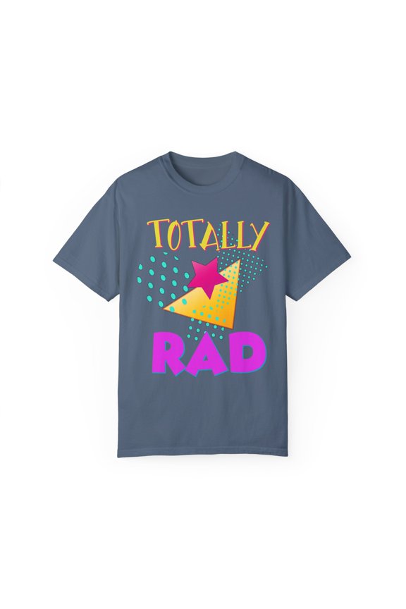 Vintage Raves Party Festival Goers Gift | Retro Totally Rad Fun Disco Psychedelic Men Women Unisex Garment-Dyed T-shirt