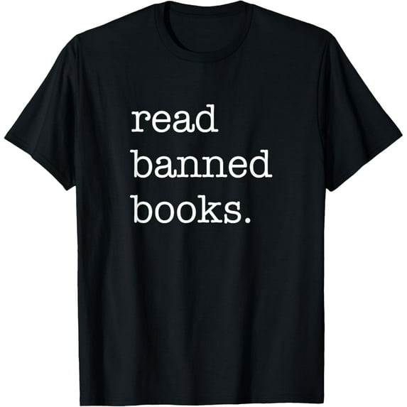 Vintage Read Banned Books T-Shirt100% cotton short-sleeved shirt for both men and women
