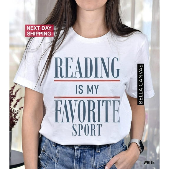Vintage Reading is My Favorite Sport Shirt: Bookworm Tee All Size S-5Xl