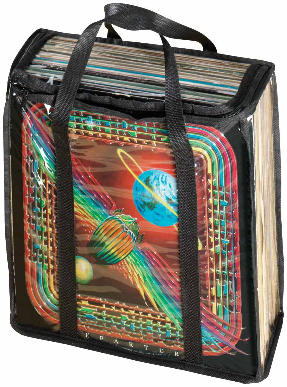 Vintage Record Album Protectors Set of 3 in Black