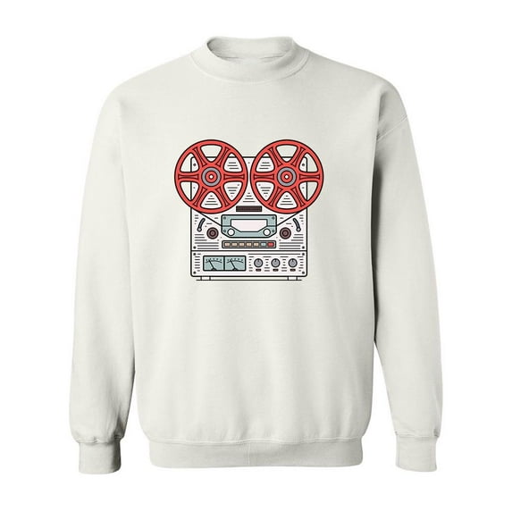 Vintage Recorder Sweatshirt Men -Image by Shutterstock, Male Small