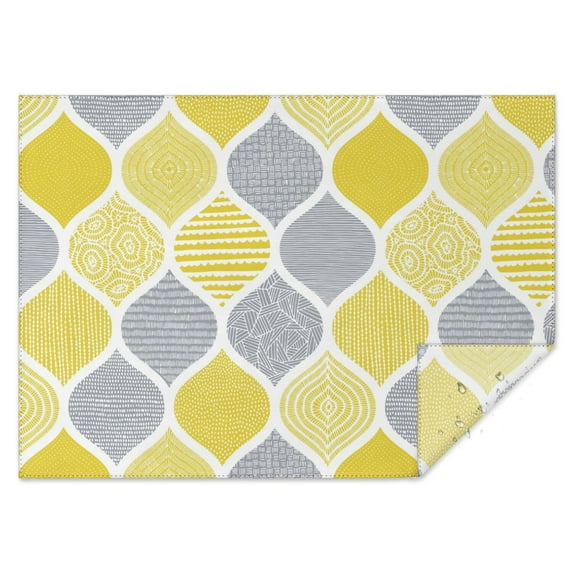 Vintage Rectangle Tablecloth 60x84 Inch, Flowers Boho Water Resistant Vinyl Washable Seasonal Table Cover for Thanksgiving Christmas Holiday Party Picnic Dinner Decor