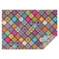 thumbnail image 1 of Vintage Rectangle Tablecloth 60x84 Inch, Flowers Boho Water Resistant Vinyl Washable Seasonal Table Cover for Thanksgiving Christmas Holiday Party Picnic Dinner Decor, 1 of 4