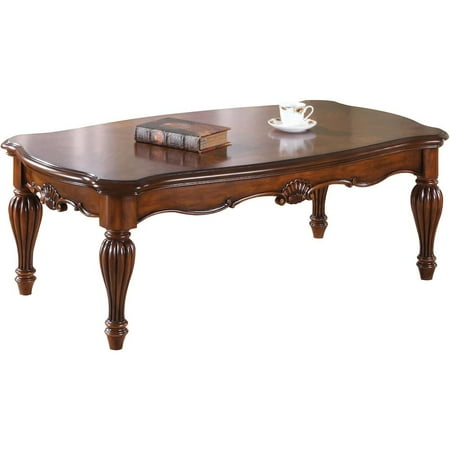 Acme Furniture Coffee Table, Cherry 10290