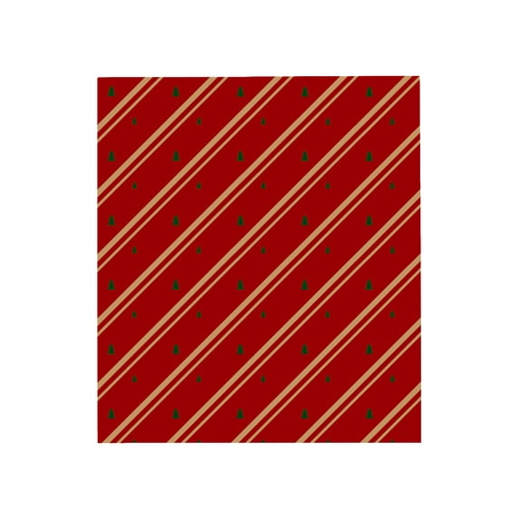 Vintage Recyclable Christmas Wrapping Paper, 27x39 inch Brown Kraft Wrapping Paper with Red and Green Pattern, Holiday Gift Bouquet Wrapping Paper Christmas Party Supplies