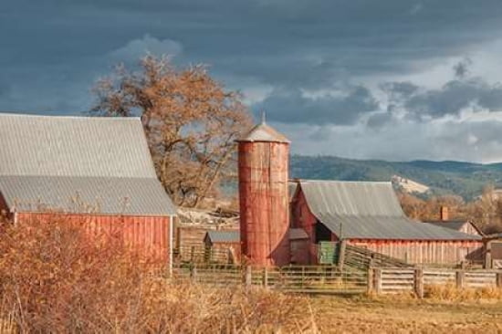 Vintage Red Barn Canvas Art - Ramona Murdock (12 x 18)