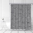 thumbnail image 1 of Vintage Red Brick Wall Shower Curtain Rustic Country Farmhouse Brick Wall Painting Fabric Bathroom Curtains Decor Set with Hook(84" Wx72 H), 1 of 3