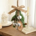 thumbnail image 1 of Vintage Red Christmas Jingle Bells for Door Bell Knob with Hanging Rope,Metal Bells,Pine Cone,Jute Bows and Berries,Home Décor,Holiday Tree/Door/Wall/Wreath Hanging Ornament 10.4in, 1 of 6