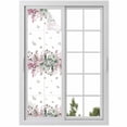 thumbnail image 1 of Vintage Red Green Window Privacy Film, Spring Botanical Summer Eucalyptus Leaves Static Cling UV Sun Blocking Heat Control Window Tint, Non-Adhesive One Way Windows Privacy Cover 17.7''x78.7'', 1 of 7