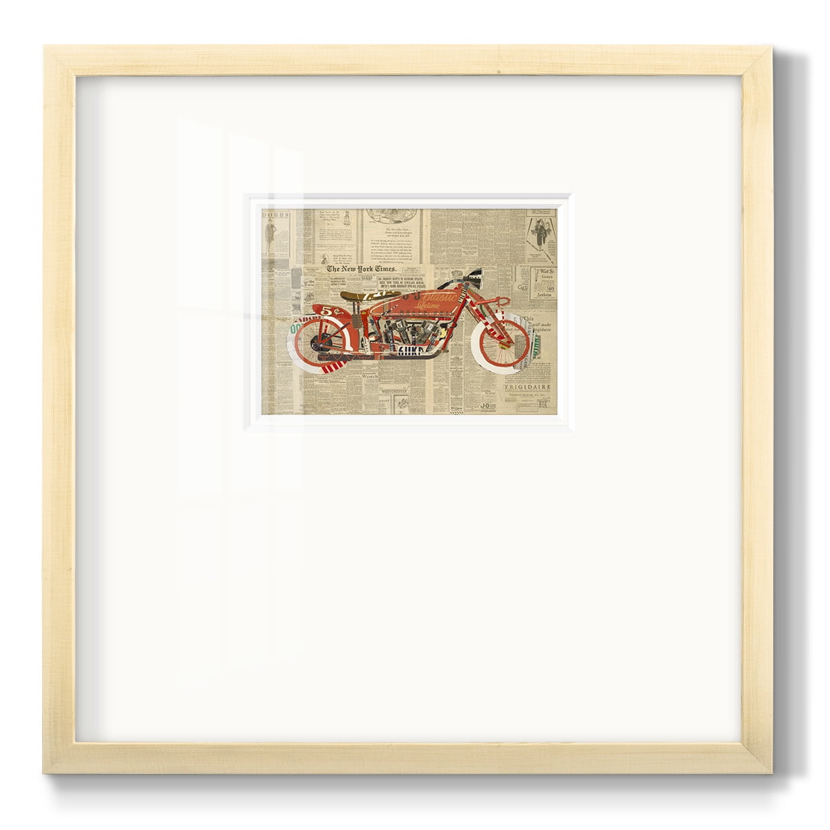 Vintage Red-Premium Framed Print
