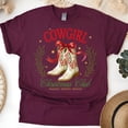 thumbnail image 1 of Vintage Red Truck Graphic T-Shirt | Farm Fresh Country Style Tee, Maroon, Size 3XL, 1 of 6