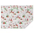 thumbnail image 1 of Vintage Red and White Rectangle Tablecloth 60x84 Inch, Flowers Boho Water Resistant Vinyl Washable Seasonal Table Cover for Christmas Holiday Party Picnic Dinner Decor, 1 of 5