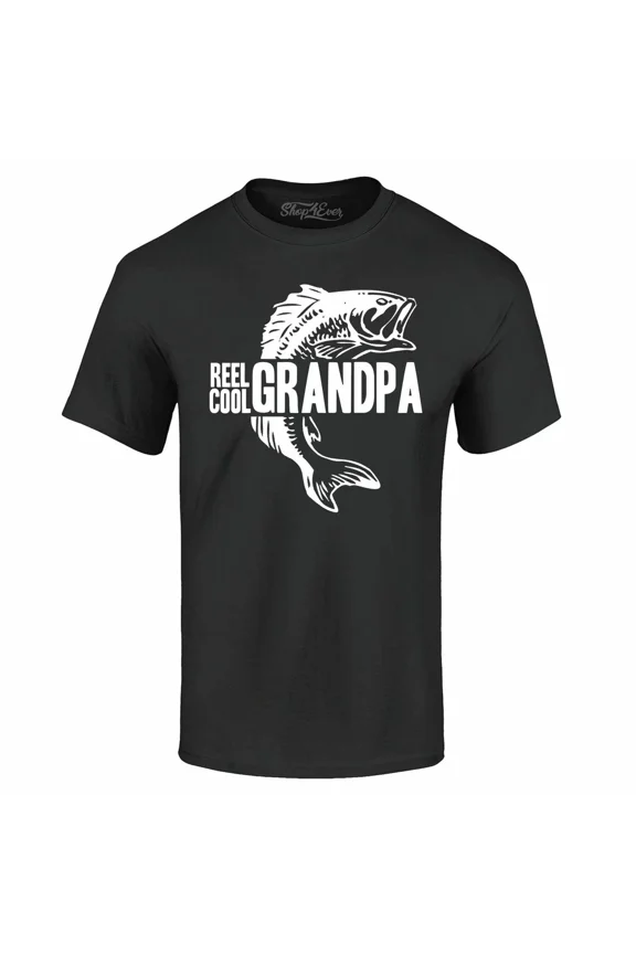 Vintage Reel Cool Grandpa T-Shirt Fish Fishing Fishermen Camping Fathers Day Gift Shirts - Perfect Gifts For Everyone