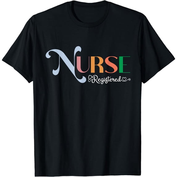 Vintage Registered Nurse Stethoscope Nursing Nurses Week T-Shirt