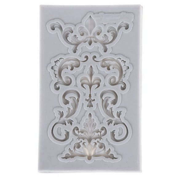 Vintage Relief Border Silicone Mold Scroll Fondant Molds Cake Decorating Tools