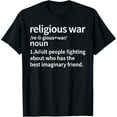 Vintage Religious War Definition Antireligious Activist TShirt