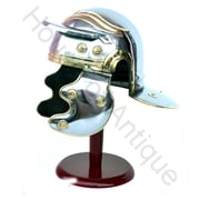 Vintage Replica Roman Galea Helmet A Classic Symbol of Ancient Roman Warfare.