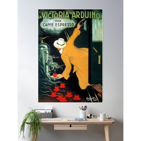 Vintage Restaurant Poster Espresso Poster Wall Art, Modern Wall Decor For Living Room Bedroom, 8x12 UNFRAMED