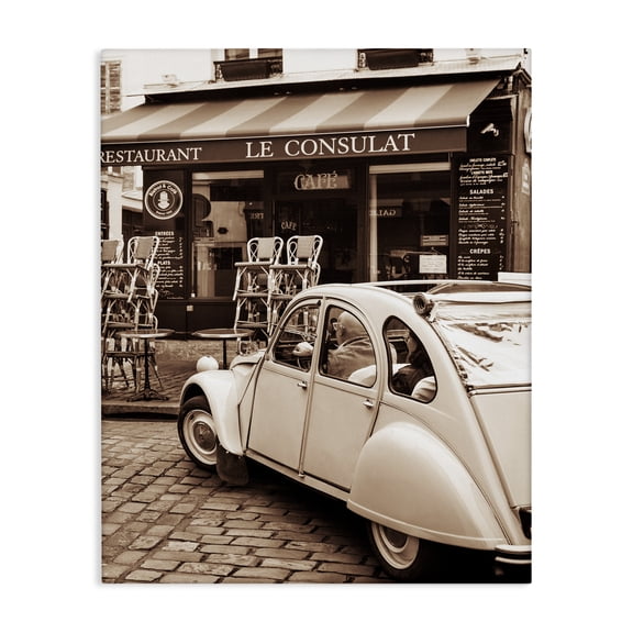 Stupell Industries Vintage Restaurant Storefront Canvas Wall Art, design by Danita Delimont, 40 x 30