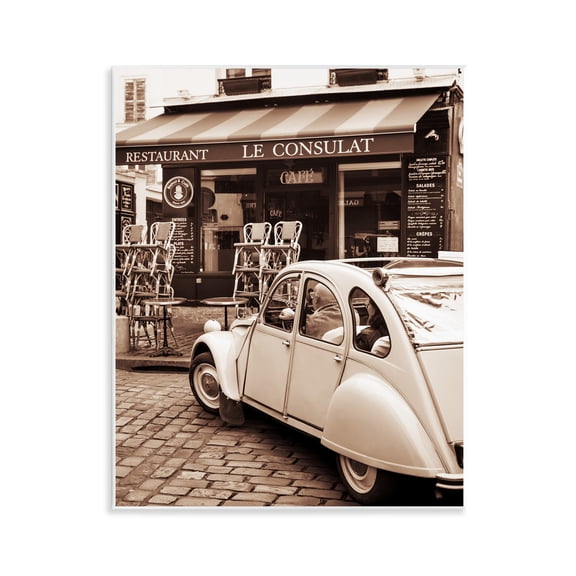 Stupell Industries Vintage Restaurant Storefront Wall Plaque Art, design by Danita Delimont, 14 x 11