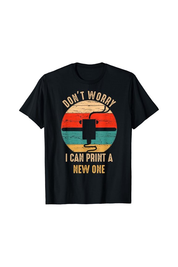 Vintage Retro 3D Printer Tee Gift idea for Geeks T-Shirt