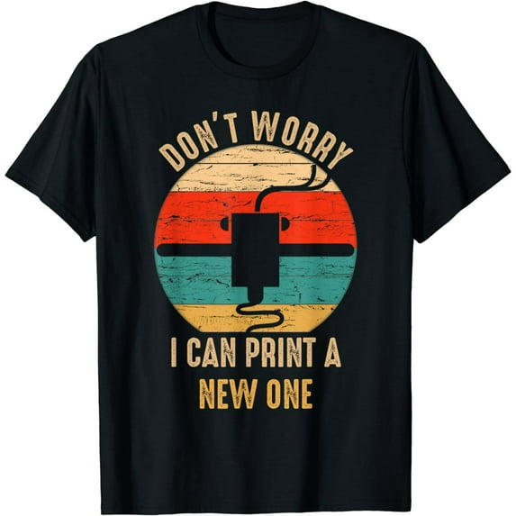 Vintage Retro 3D Printer Tee Gift idea for Geeks T-Shirt