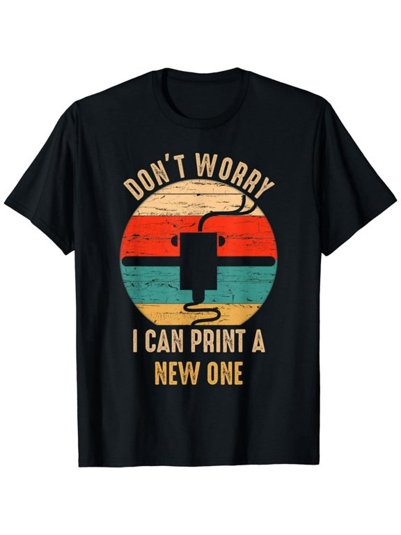 Vintage Retro 3D Printer Tee Gift idea for Geeks T-Shirt