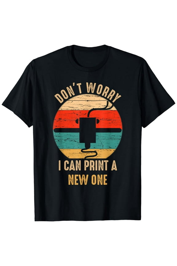 Vintage Retro 3D Printer Tee Gift idea for Geeks T-Shirt