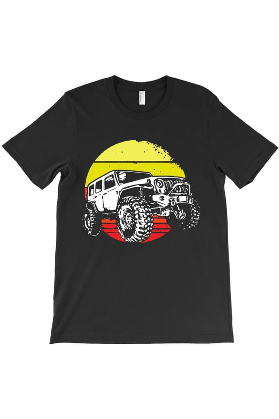 Vintage Retro 70s 4x4 Off-Roading Funny Outdoor Adventure K29551 Unisex T-Shirt – Extended Sizes Up to 5XL