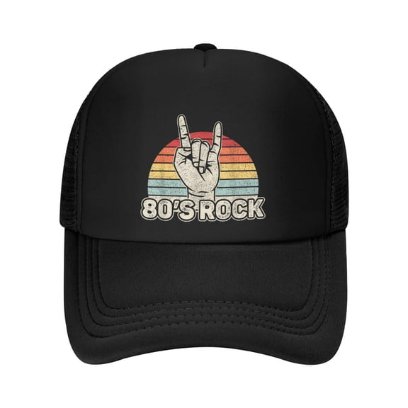 Vintage Retro 80's Rock Band Baseball Cap